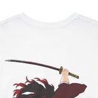 Anime Demon Slayer Tee — Red-Haired Swordsman Back Print