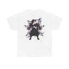 Anime Demon Slayer T‑Shirt — Obanai & Serpent Mask Graphic Tee (Back Print)