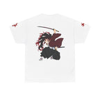 Anime Demon Slayer Tee — Red-Haired Swordsman Back Print