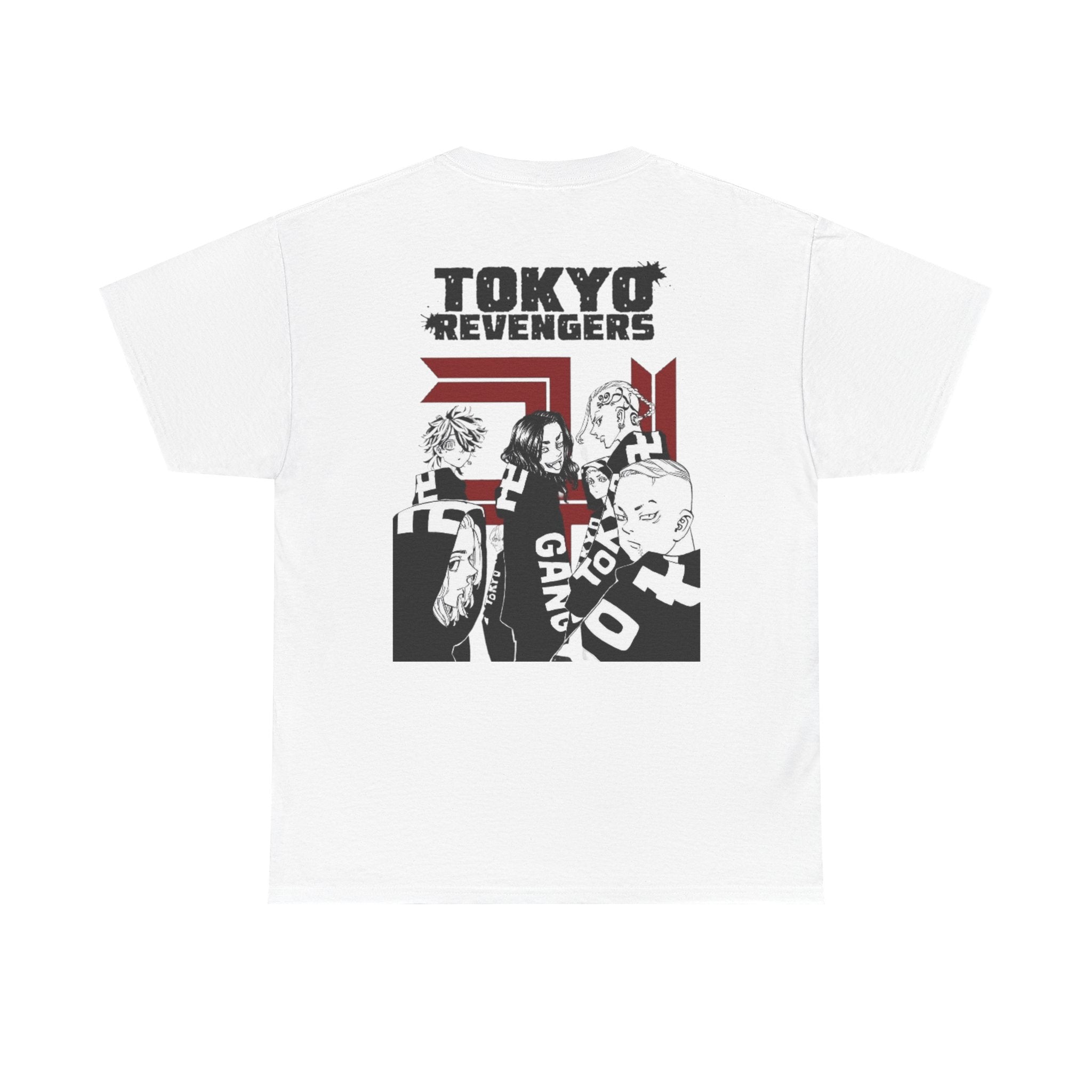Tokyo Revengers Anime Tee — Group Backprint Graphic T-Shirt