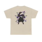 Anime Demon Slayer T‑Shirt — Obanai & Serpent Mask Graphic Tee (Back Print)
