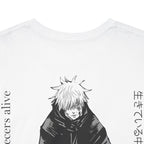 Anime Graphic Tee — Jujutsu Kaisen Gojo Walk with Masks Shirt