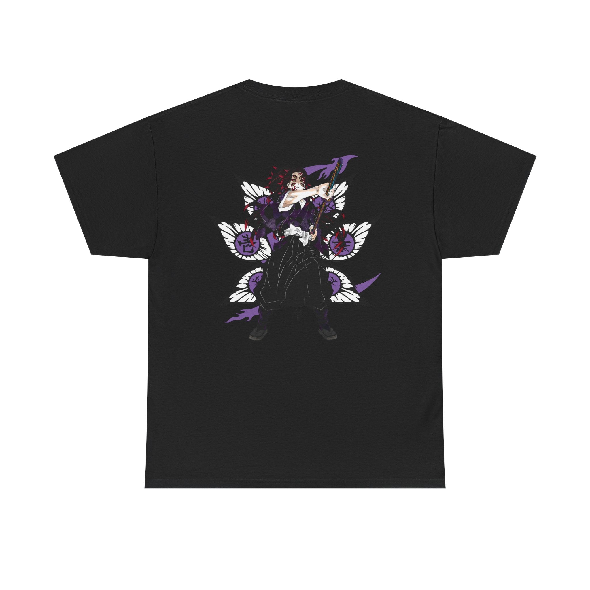 Anime Demon Slayer T‑Shirt — Obanai & Serpent Mask Graphic Tee (Back Print)